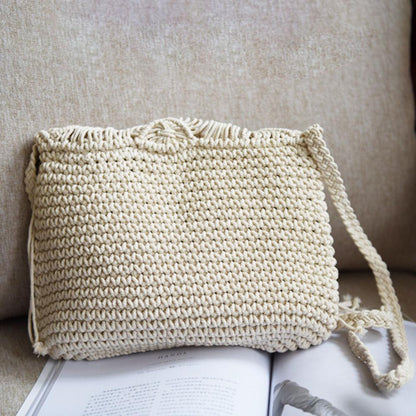 Handmade Crochet Bag with Tassels