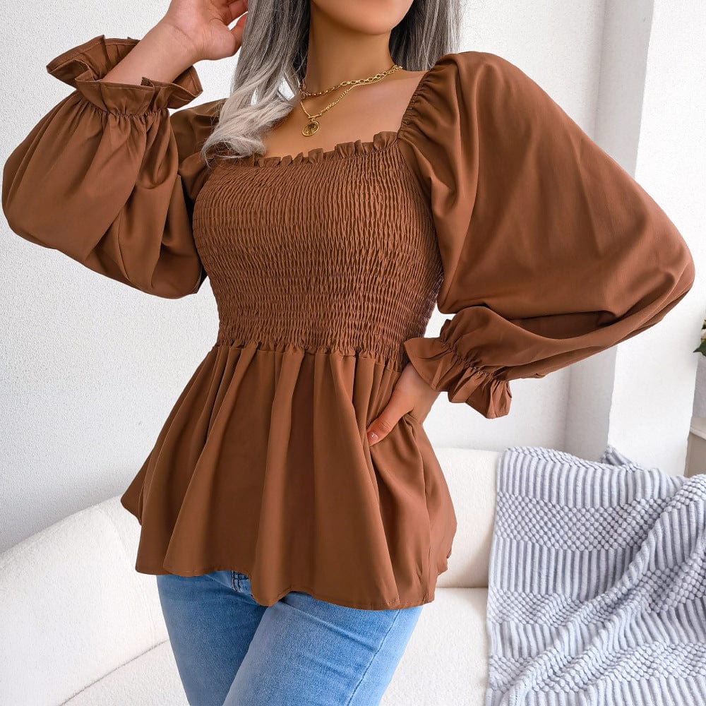 Hazel Long Sleeve Chiffon Shirt