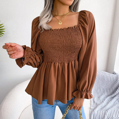 Hazel Long Sleeve Chiffon Shirt