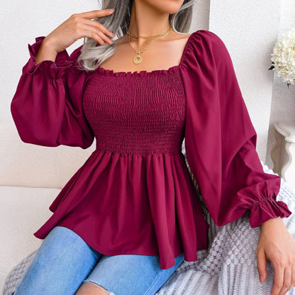 Hazel Long Sleeve Chiffon Shirt