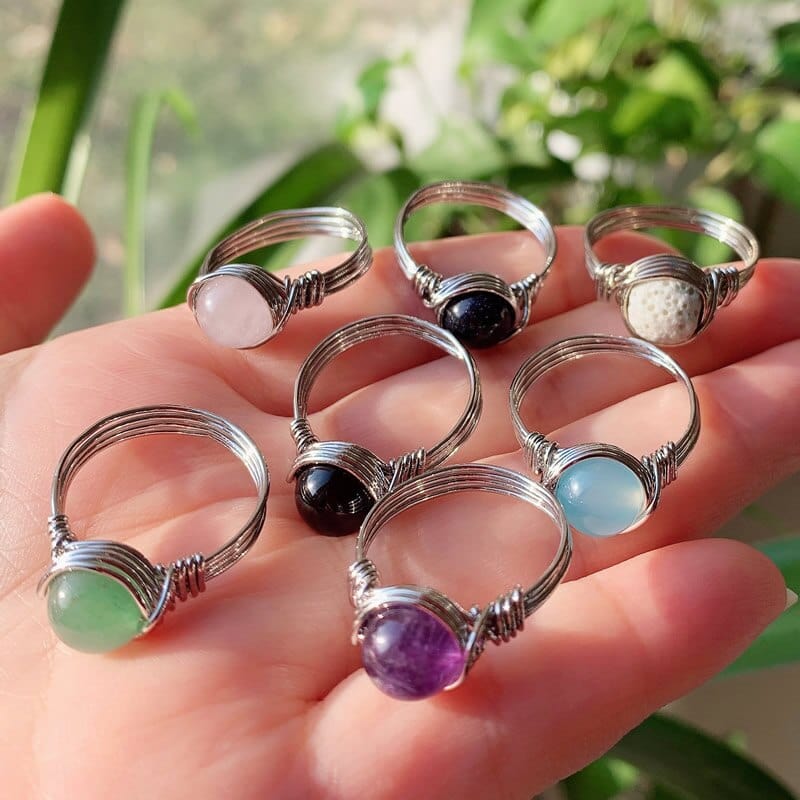 Healing Crystal Ring