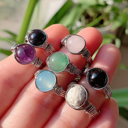 Healing Crystal Ring