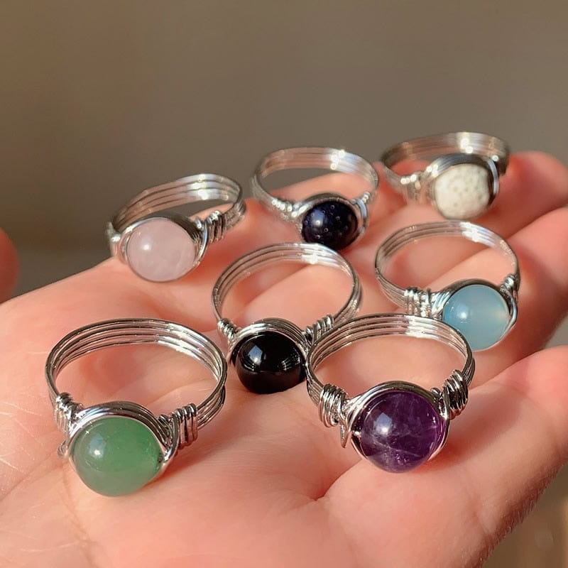 Healing Crystal Ring