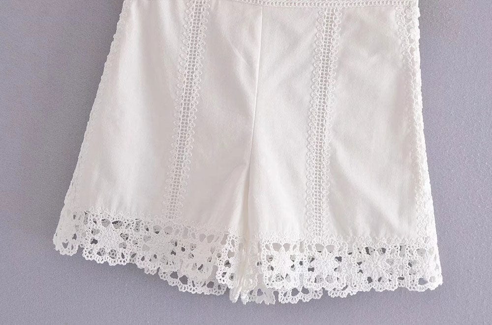 Hilda Boho Lace Shorts