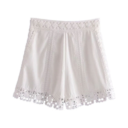 Hilda Boho Lace Shorts