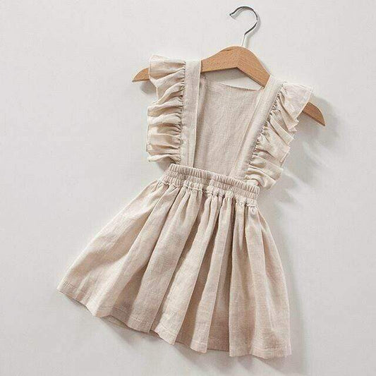 Honor Beige Baby Girl and Toddler Dress