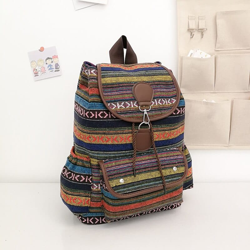 Indigo Canvas Backpack