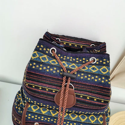 Indigo Canvas Backpack