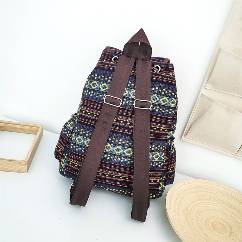 Indigo Canvas Backpack