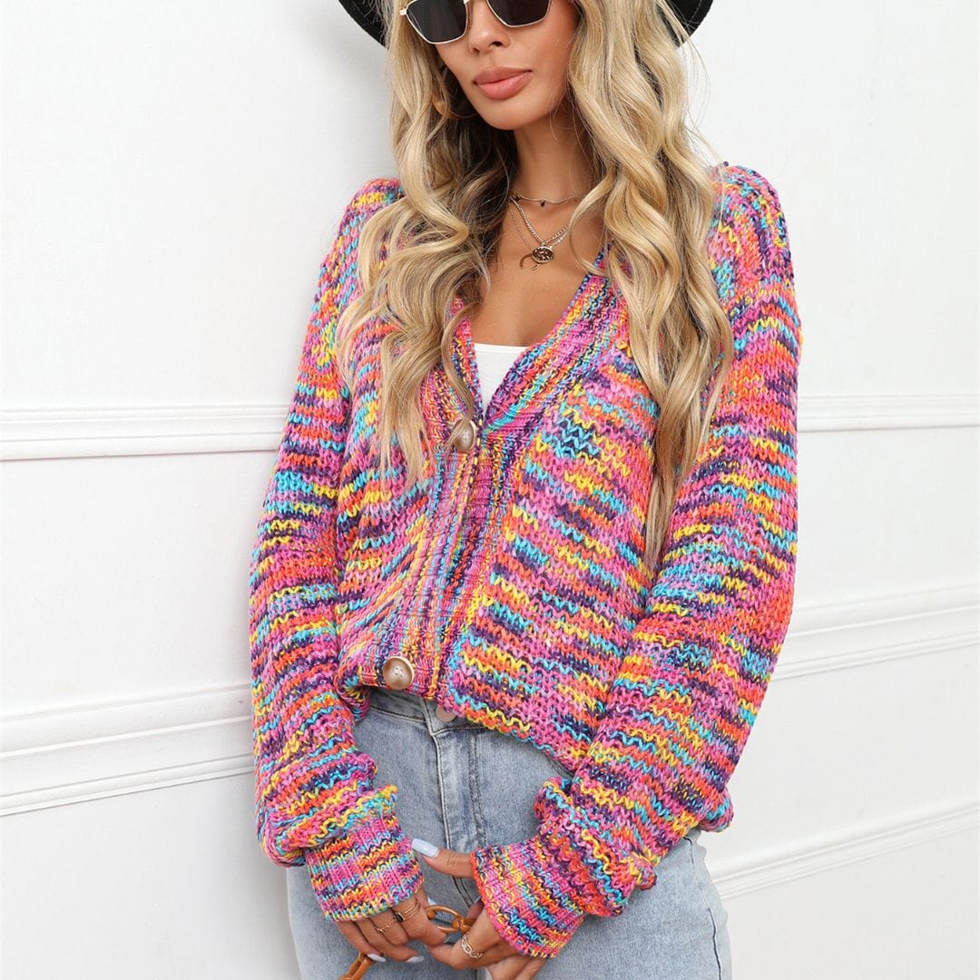 Iridiana Multicolor Cardigan