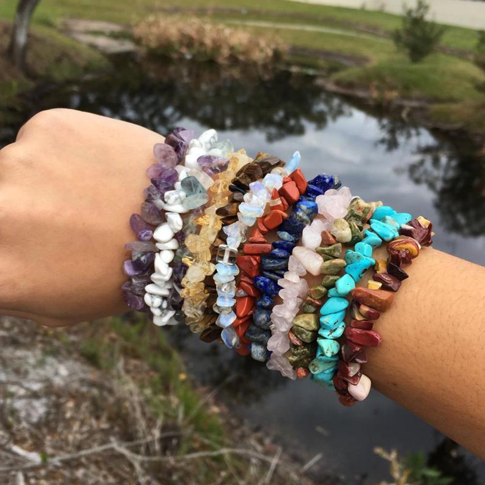 Natural Raw Crystal Bracelets