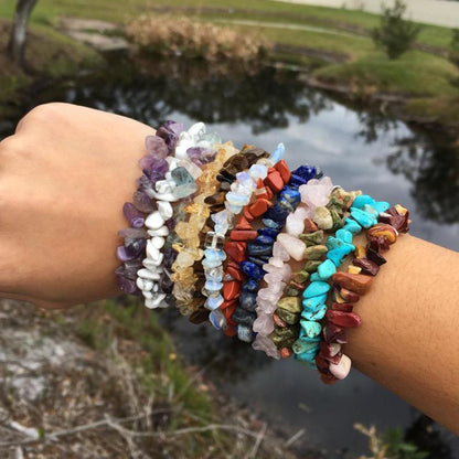 Natural Raw Crystal Bracelets