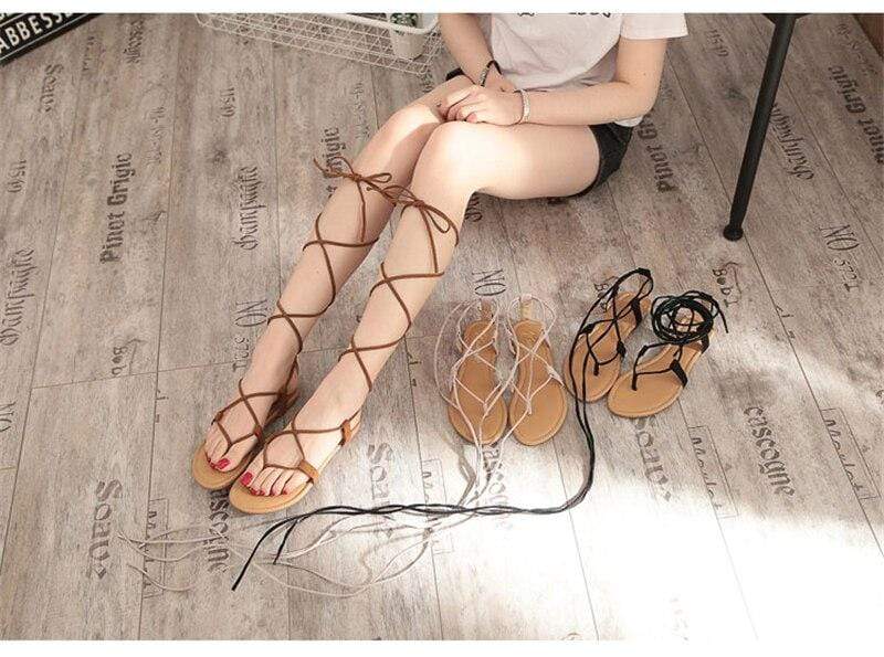 Janaina Lace Up Sandals