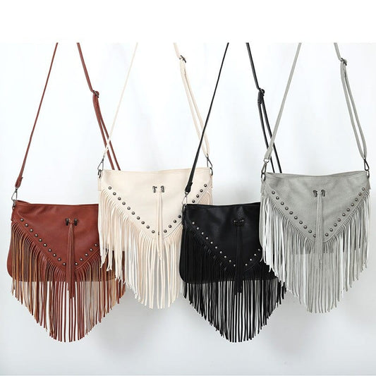 Josette Fringe Crossbody Bag