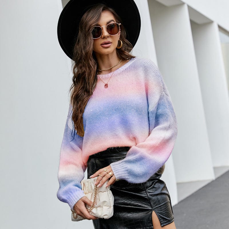 Journee Ombre Knitted Sweater