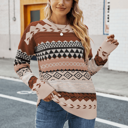 Juneau Geometric Sweater