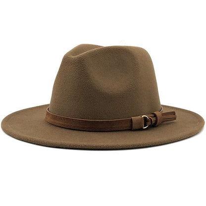 Eridian Fedora Hat With Leather Ribbon