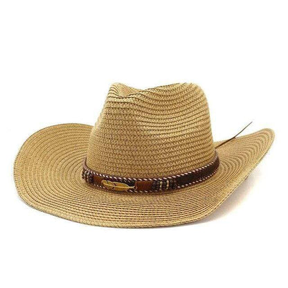 Cowgirl Straw Wide Brim Hat