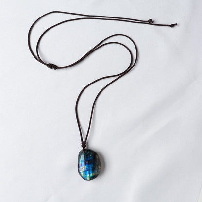 Labradorite Amulet Pendant Necklace