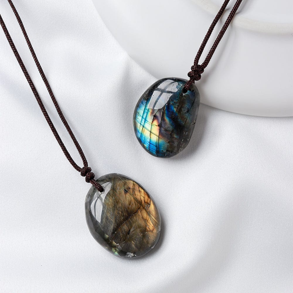 Labradorite Amulet Pendant Necklace