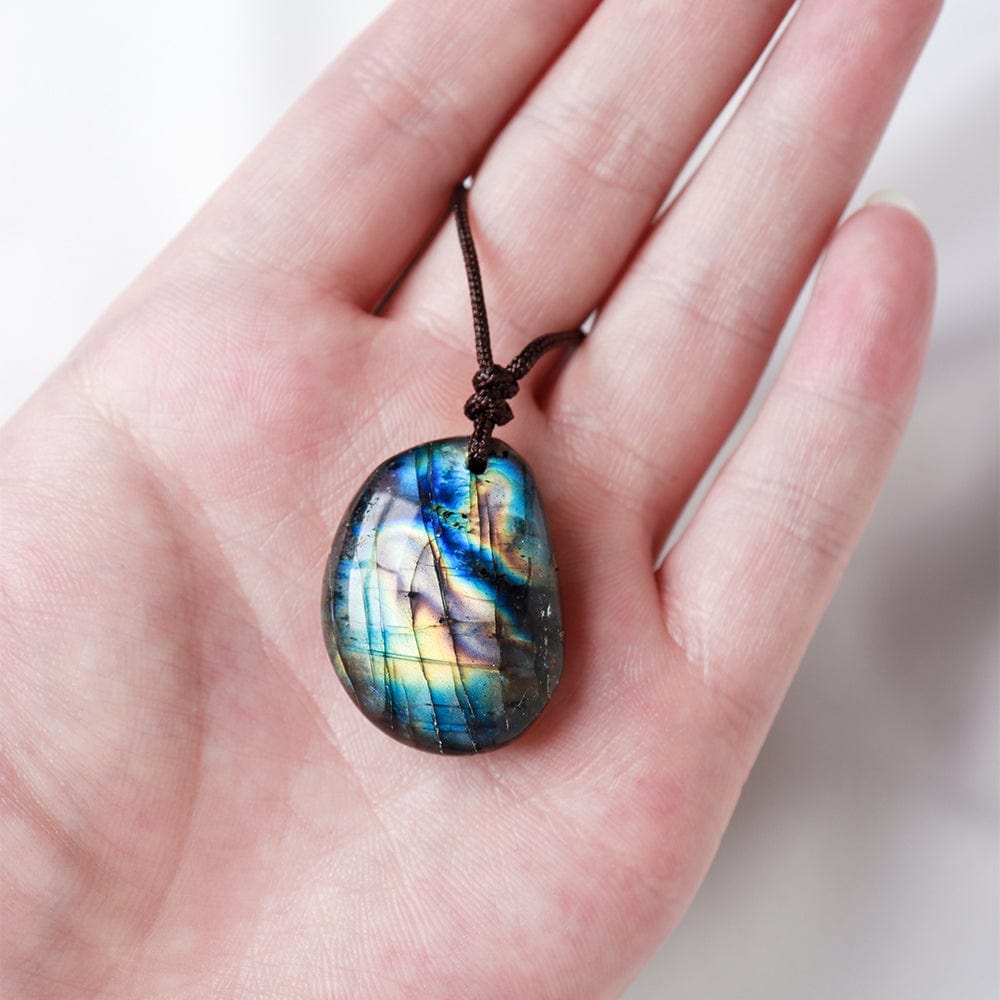 Labradorite Amulet Pendant Necklace