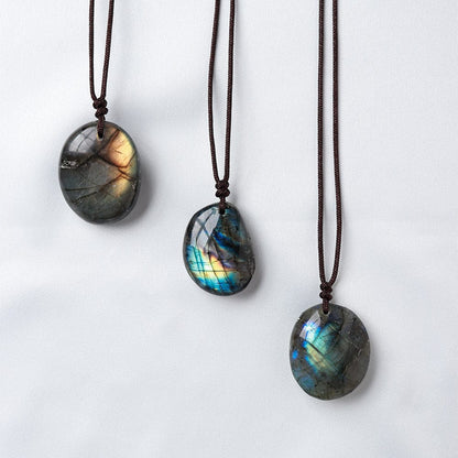 Labradorite Amulet Pendant Necklace