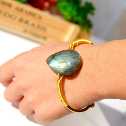 Labradorite Rain Drop Bracelet