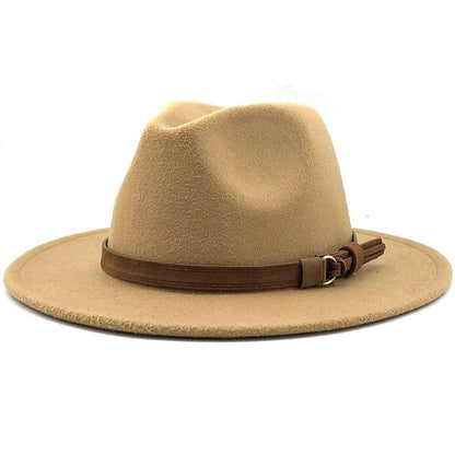 Eridian Fedora Hat With Leather Ribbon