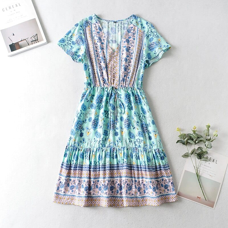 Davina Boho Mini Dress