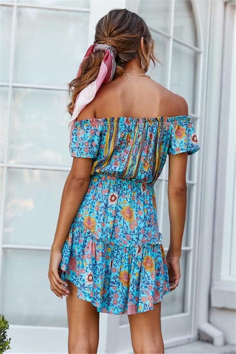 Madrigal Off Shoulder Mini Dress