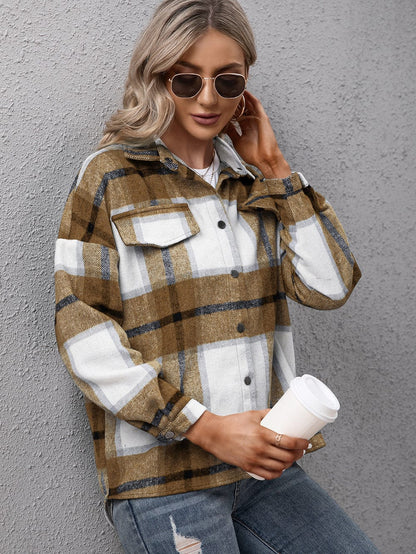 Maelys Plaid Shacket