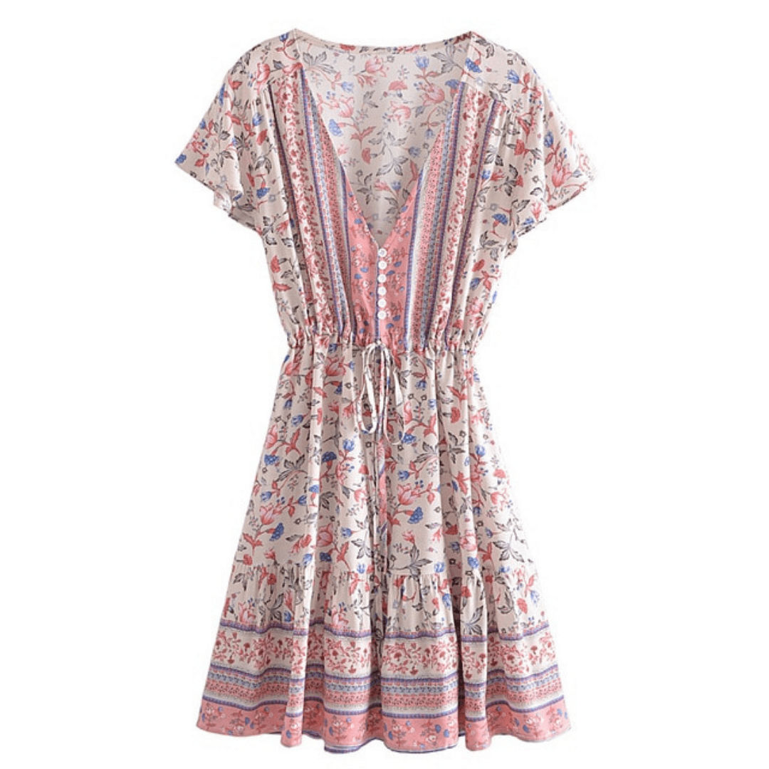 Mansi Bohemian Mini Dress