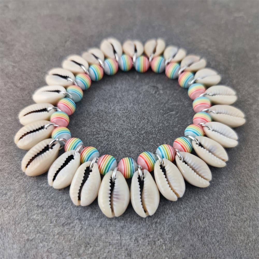 Sea Shell Multi Beads Bracelet