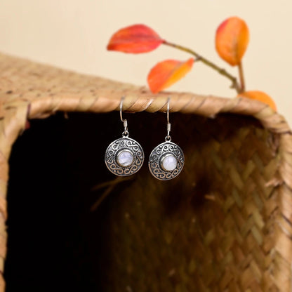 Moonstone Drop Earrings