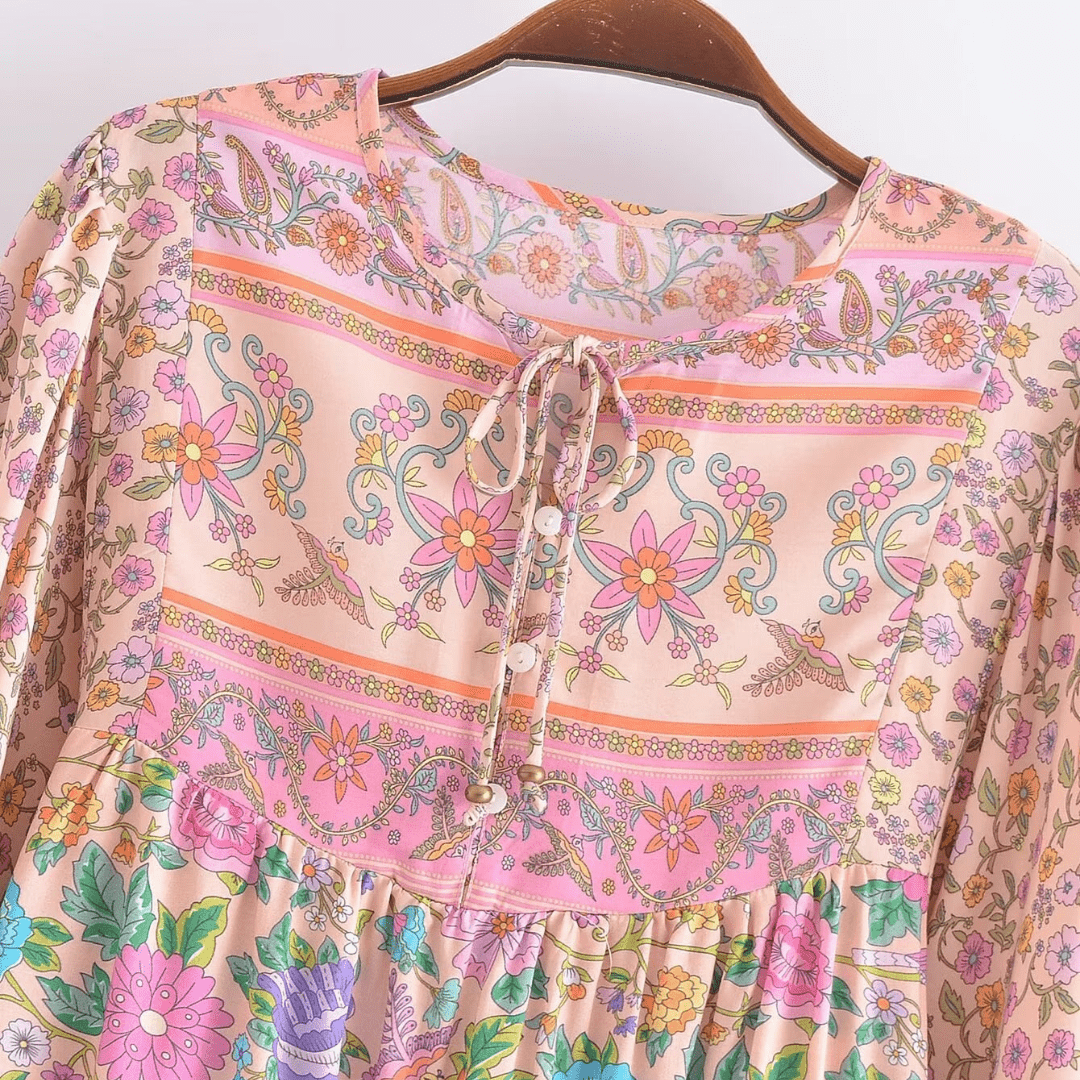 Morgan Boho Long Sleeve Blouse