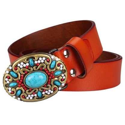 Mosaic Turquoise Mosqueta Belt