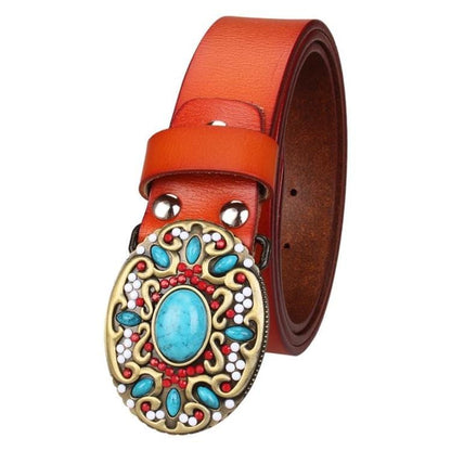 Mosaic Turquoise Mosqueta Belt