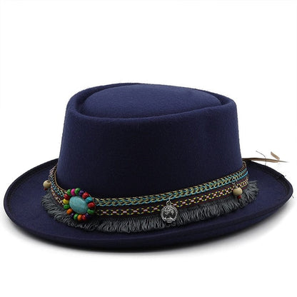 Boho Pork Pie Hat