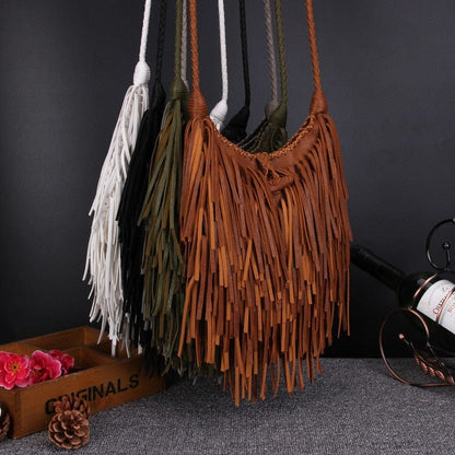 Nefeli Fringe Crossbody Bag