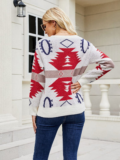 Niamh Aztec Pattern Sweater