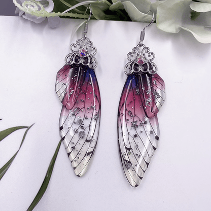 Fairy Wing Statement Earrings