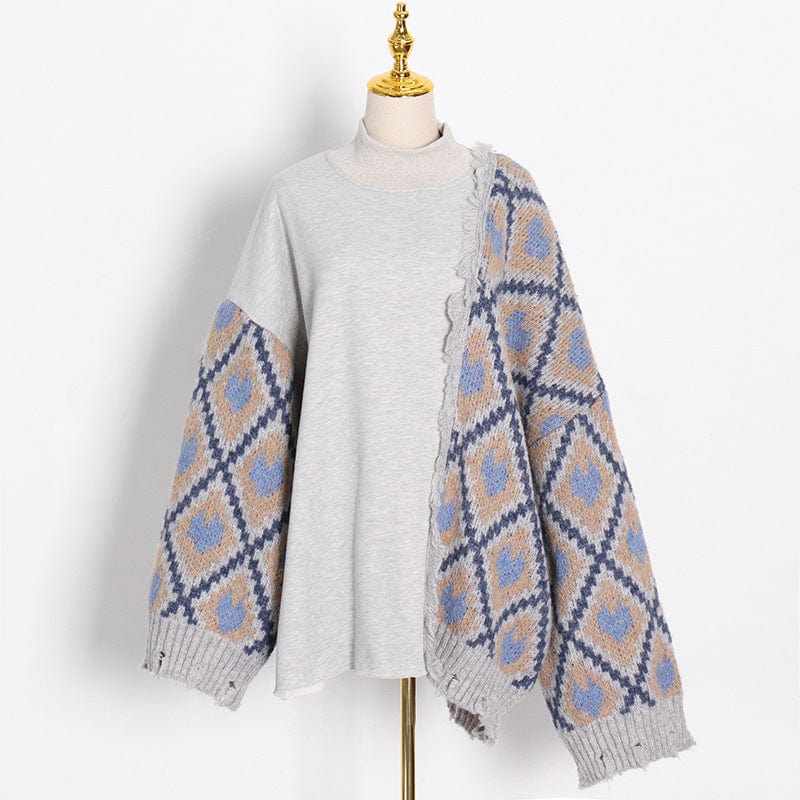 Emberlyn Geometric Pullover Sweater