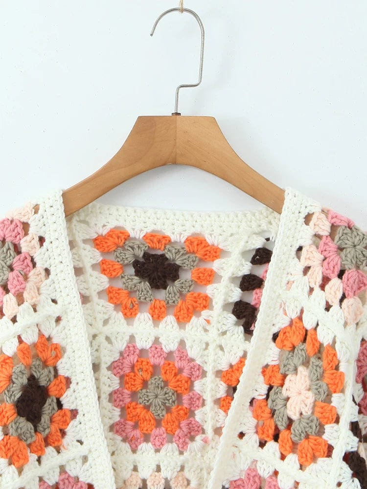 Teagan Hand-Knitted Boho Cardigan