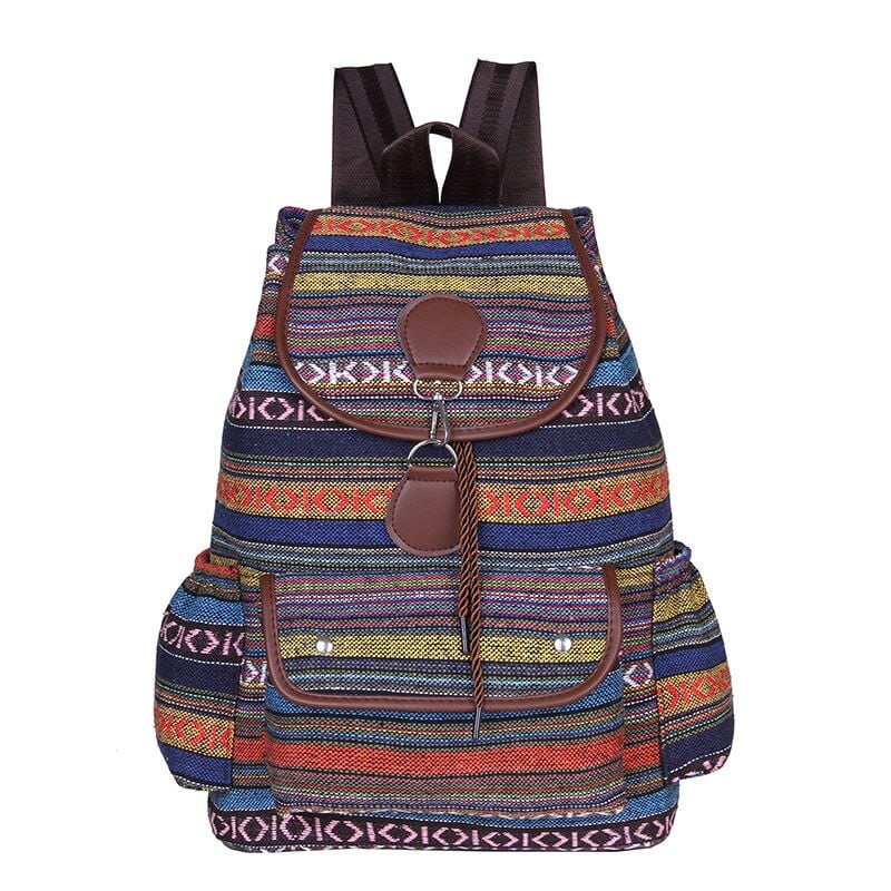 Indigo Canvas Backpack