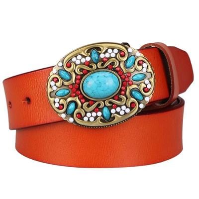 Mosaic Turquoise Mosqueta Belt