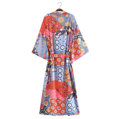 Orchid Boho Kimono Robe