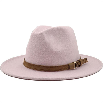 Eridian Fedora Hat With Leather Ribbon