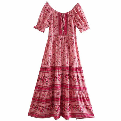 Aranyani Boho Midi Dress