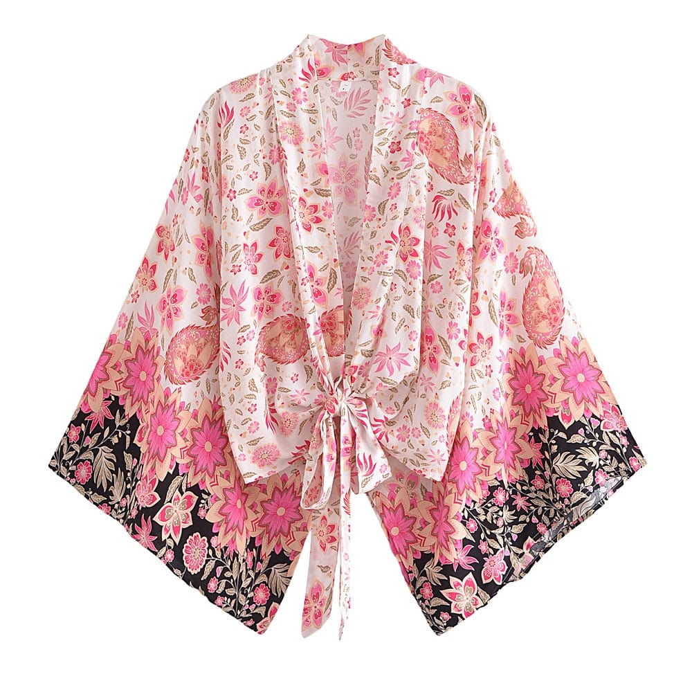 Athena Boho Cropped Kimono