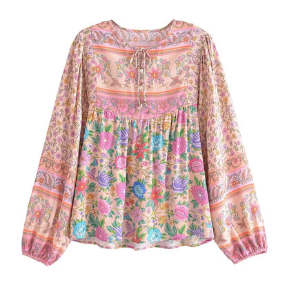 Morgan Boho Long Sleeve Blouse